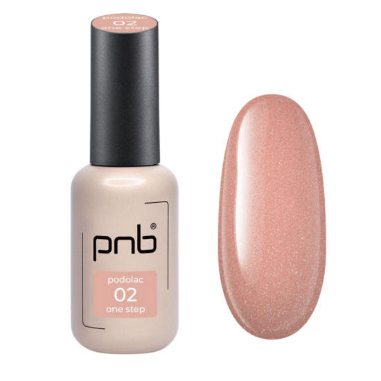 One-phase gel polish One step beige PNB 02 Petal, enamel (8 ml)