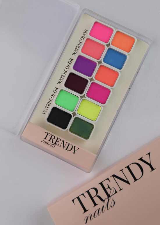 NAIL ART WATERCOULOR "NEON"