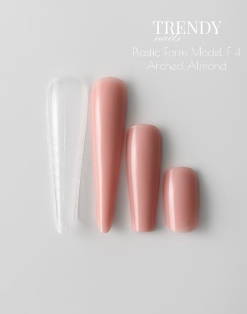 Plastic Form F4 Arched Almond  (140 gab.)