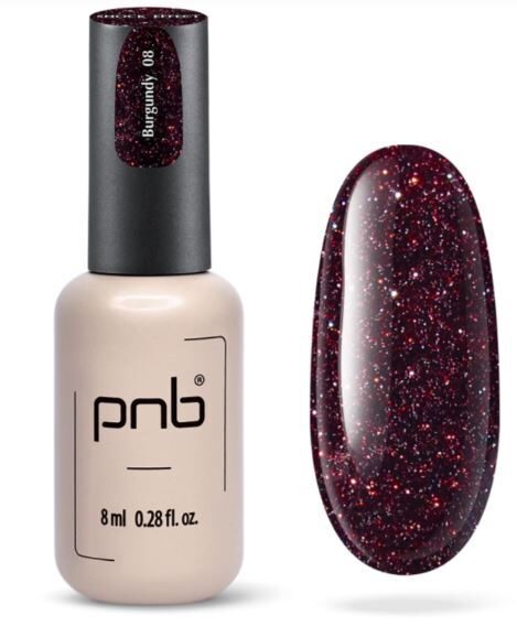 Gēllaka PNB Shock Effect, Burgundy 08, 8ml 