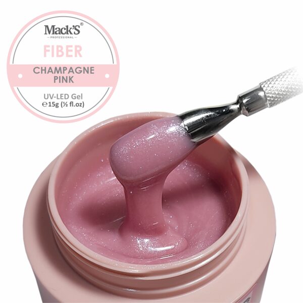 MACK'S Professional Fiber Gel Champagne Pink 15g