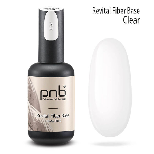 Revital Fiber UV/LED Base Clear, Hema Free/17ml