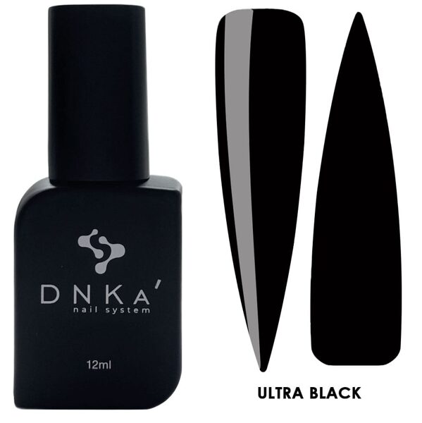 DNKA Gel Polish ULTRA Black, 12 ml