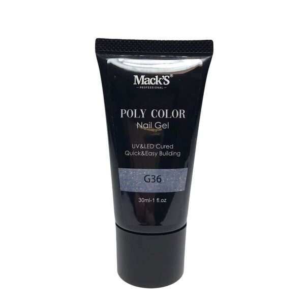 Mack's professional POLY COLOR NAIL GEL G36, 30ml