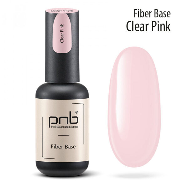 Fiber UV / LED Base Clear Pink 8 ML 