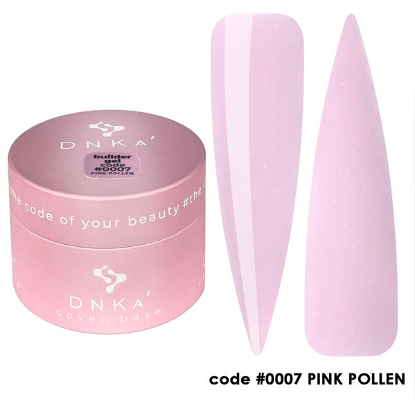 DNKA builder gel code #0007 Pink Pollen, 30ml