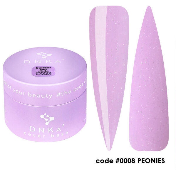 DNKA builder gel code #0008 Peonies, 30ml