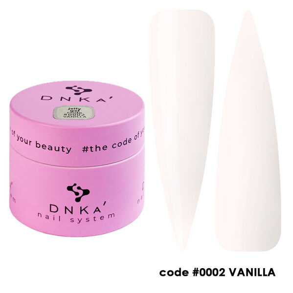 DNKA Jelly Gel, code #0002, VANILLA 15 ml