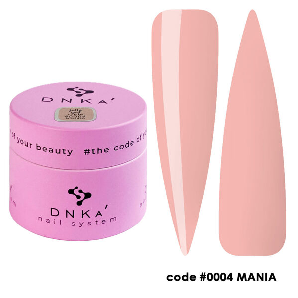 DNKA Jelly Gel, code #0004, MANIA 15 ml