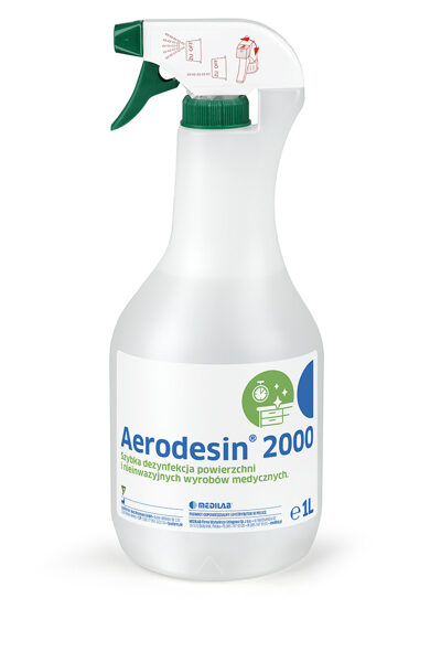 Dezinfekcijas līdzeklis virsmu tīrīšanai AERODESIN 2000, 1L