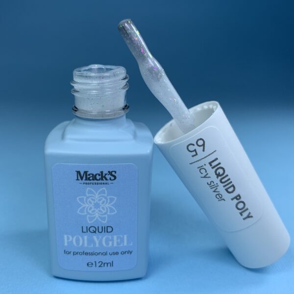 Mack's professional LIQUID POLY ICY SILVER 65., 12ml